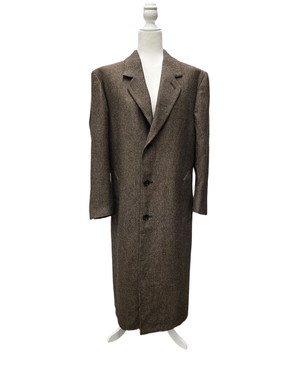 Brooks Brothers Tweed Wool Overcoat